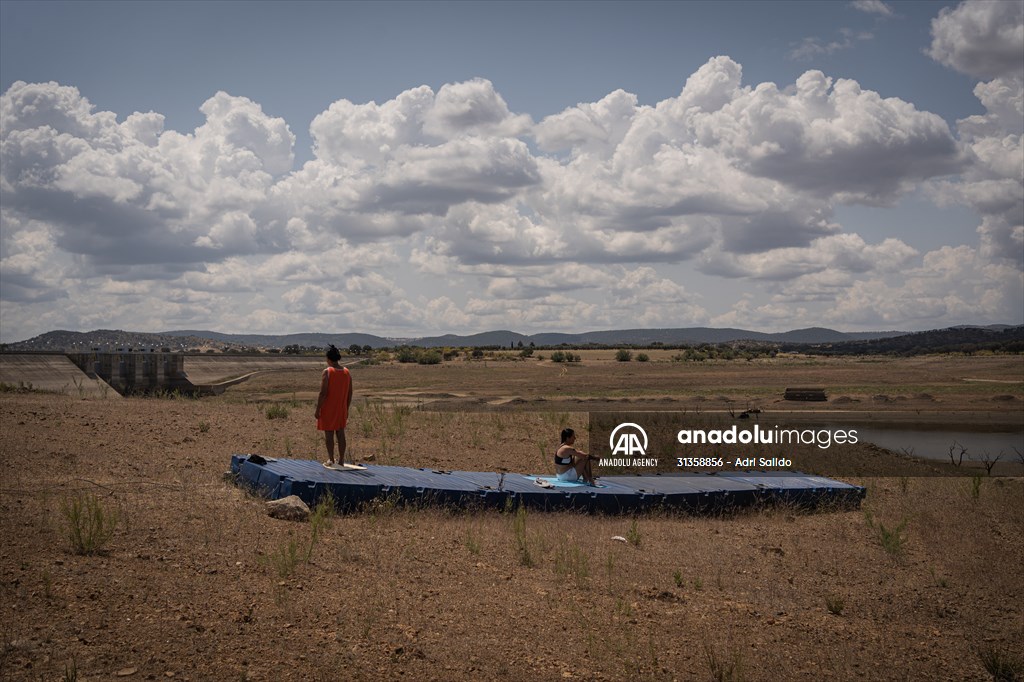 Water drought dried up reservoirs in Spain's Cordoba region