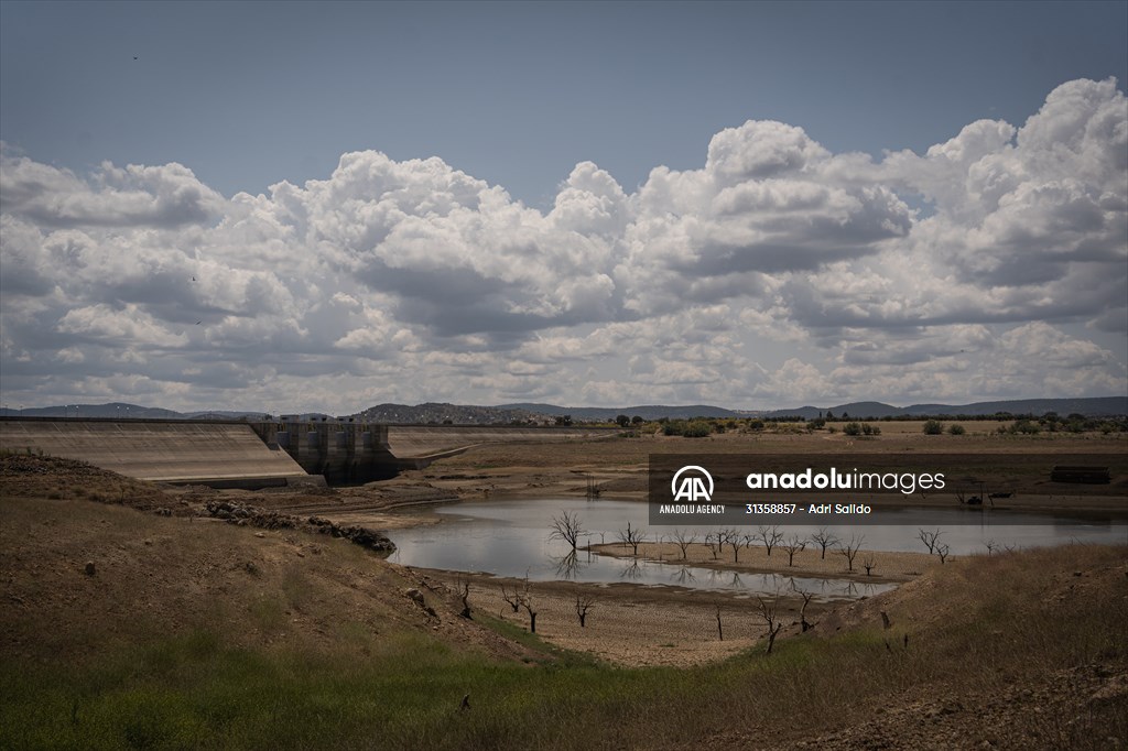 Water drought dried up reservoirs in Spain's Cordoba region