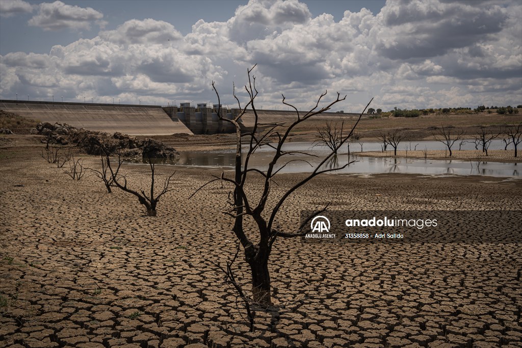 Water drought dried up reservoirs in Spain's Cordoba region