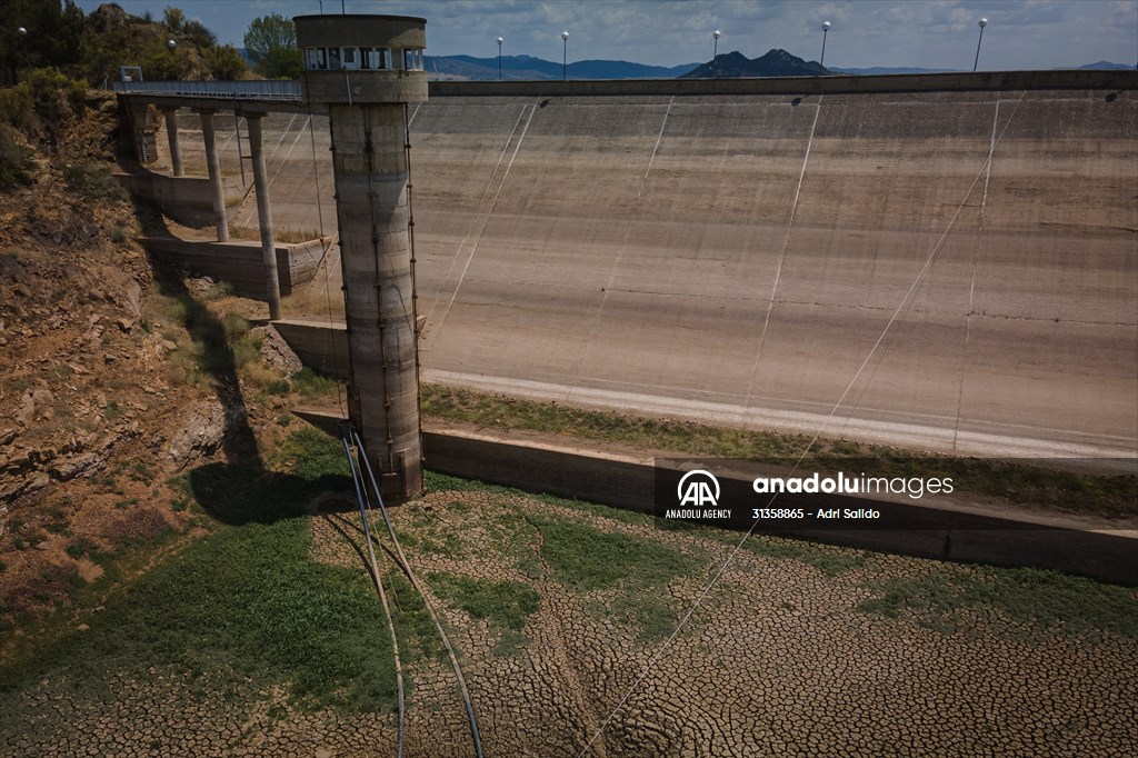 Water drought dried up reservoirs in Spain's Cordoba region