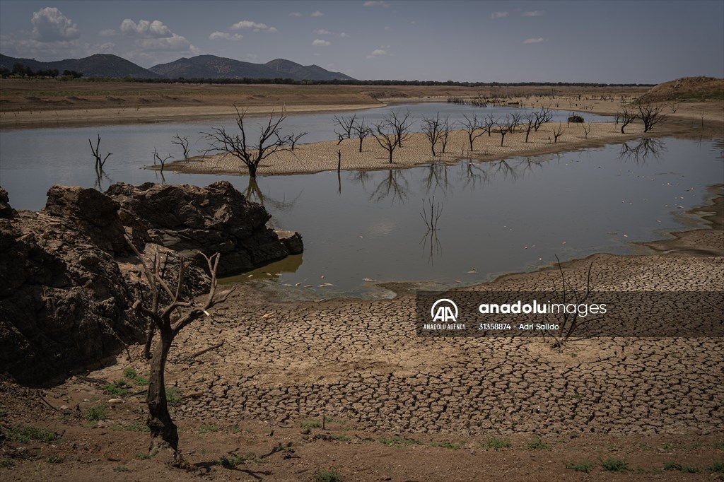 Water drought dried up reservoirs in Spain's Cordoba region