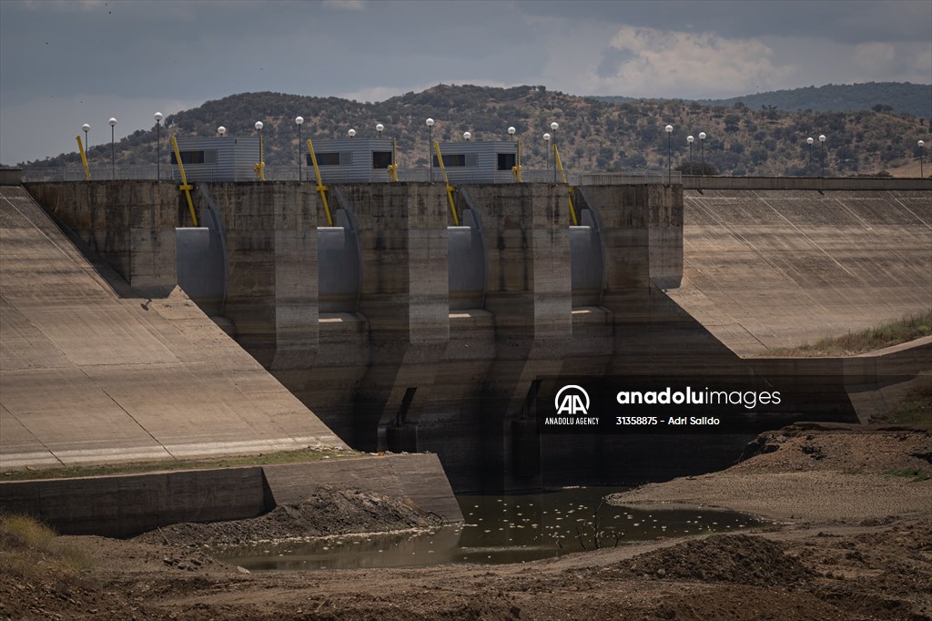 Water drought dried up reservoirs in Spain's Cordoba region