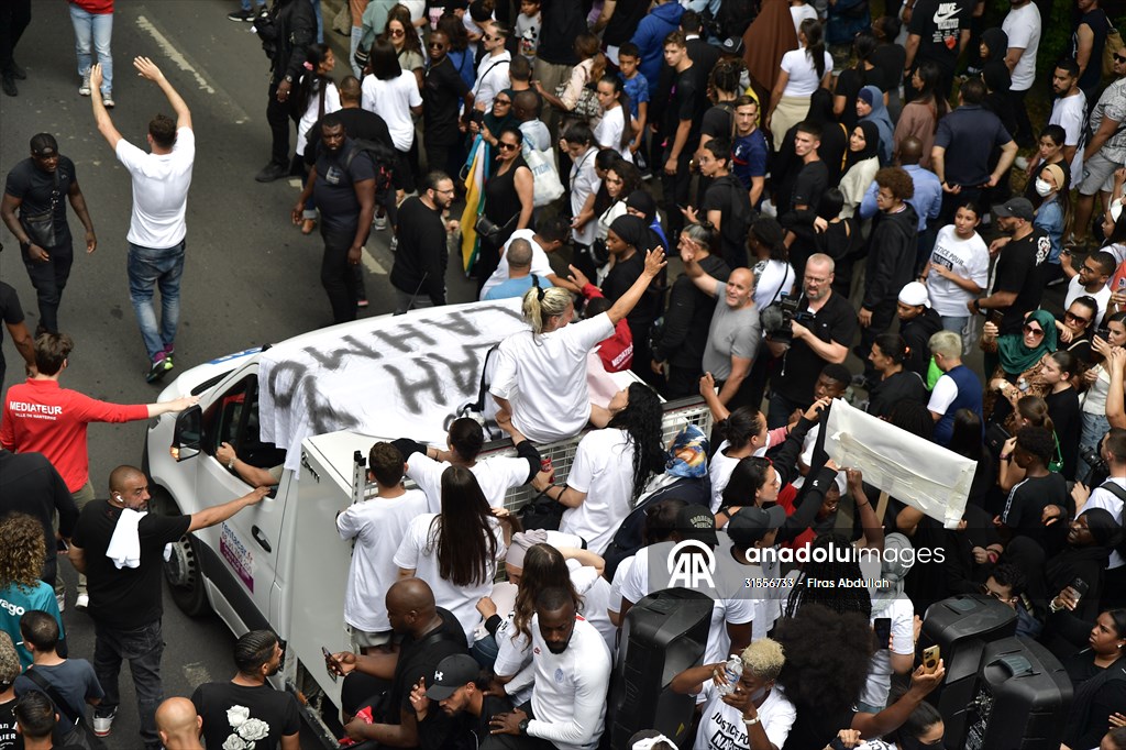 Protest to Nahel killed by police in Paris