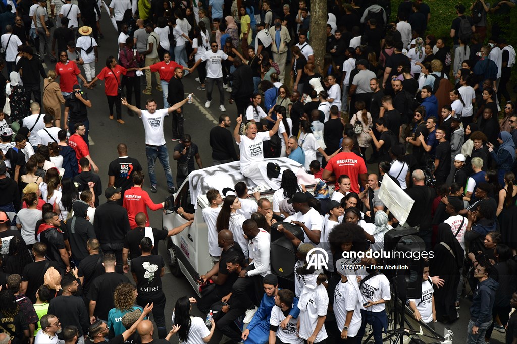 Protest to Nahel killed by police in Paris