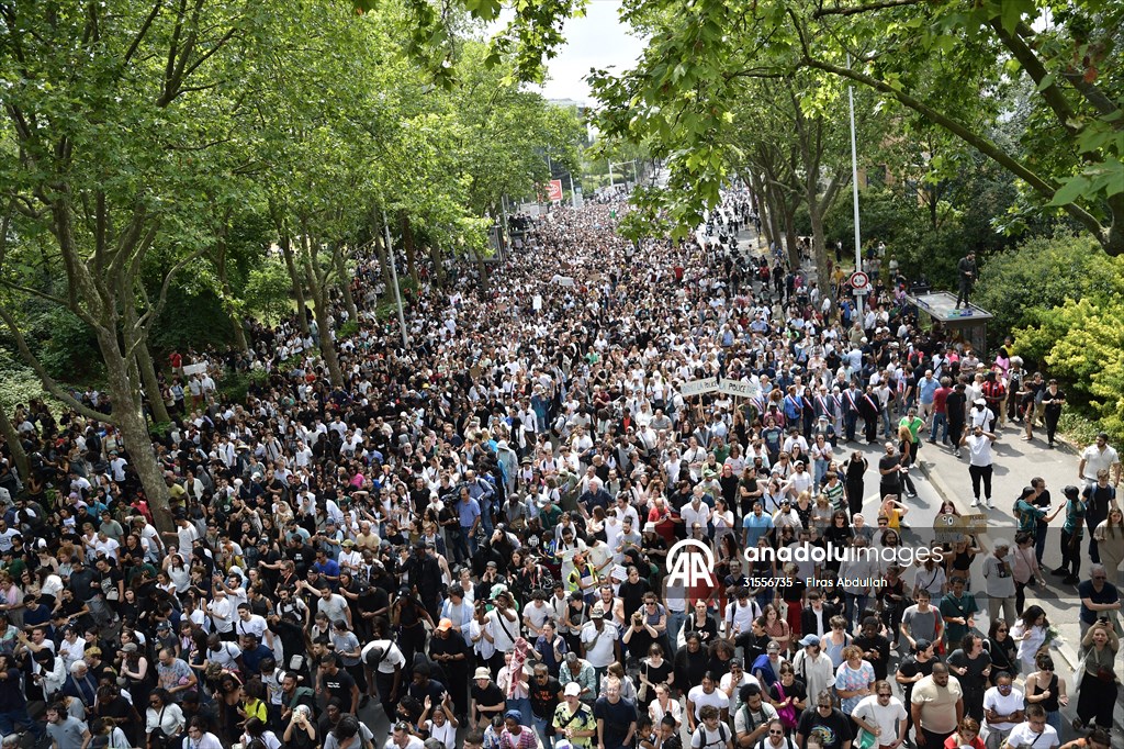 Protest to Nahel killed by police in Paris