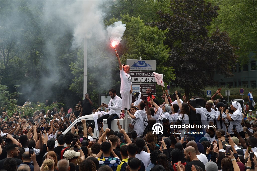 Protest to Nahel killed by police in Paris