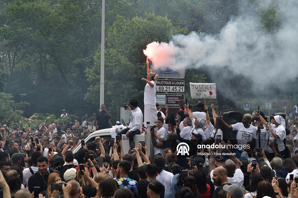 Protest to Nahel killed by police in Paris