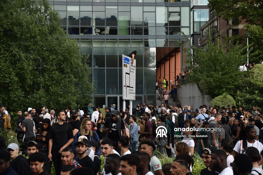 Protest to Nahel killed by police in Paris