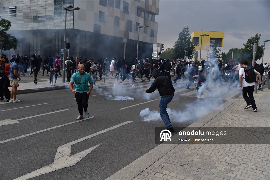 Protest to Nahel killed by police in Paris