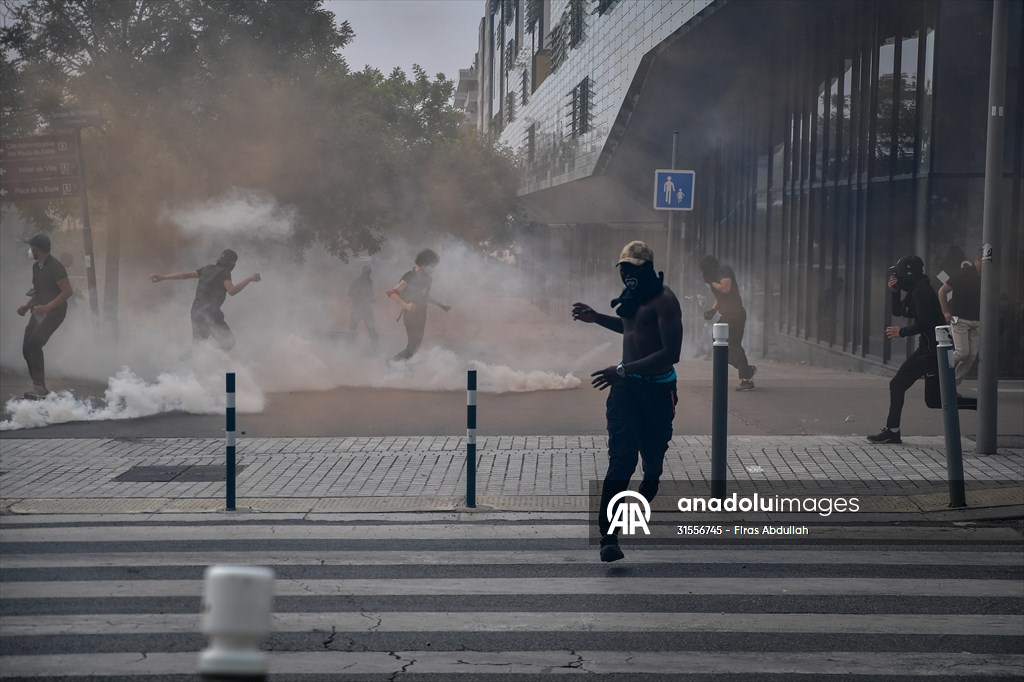 Protest to Nahel killed by police in Paris