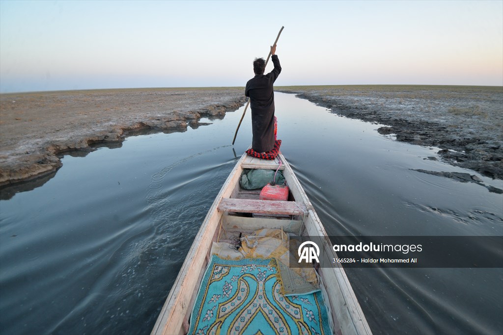 Mesopotamian Marshes under the threat of drought