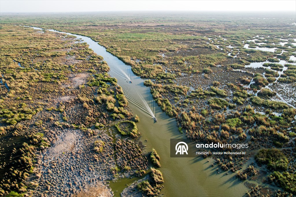 Mesopotamian Marshes under the threat of drought