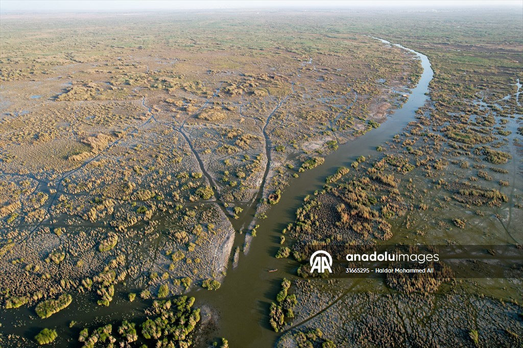 Mesopotamian Marshes under the threat of drought