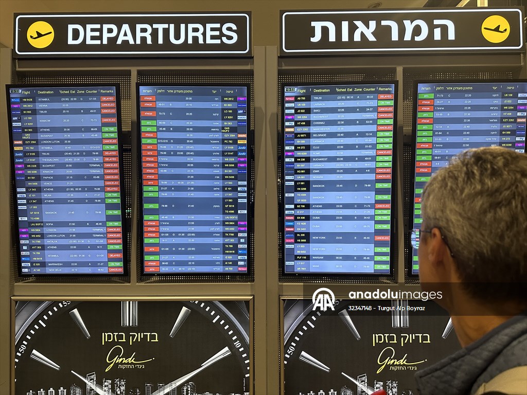 Ben Gurion Airport remains empty due to attacks by Palestinian factions in Israel