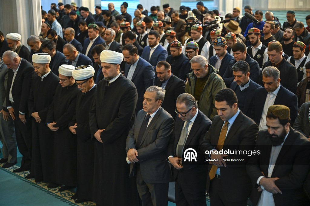 Rusya’da, İsrail’in saldırısında ölenler için gıyabi cenaze namazı kılındı