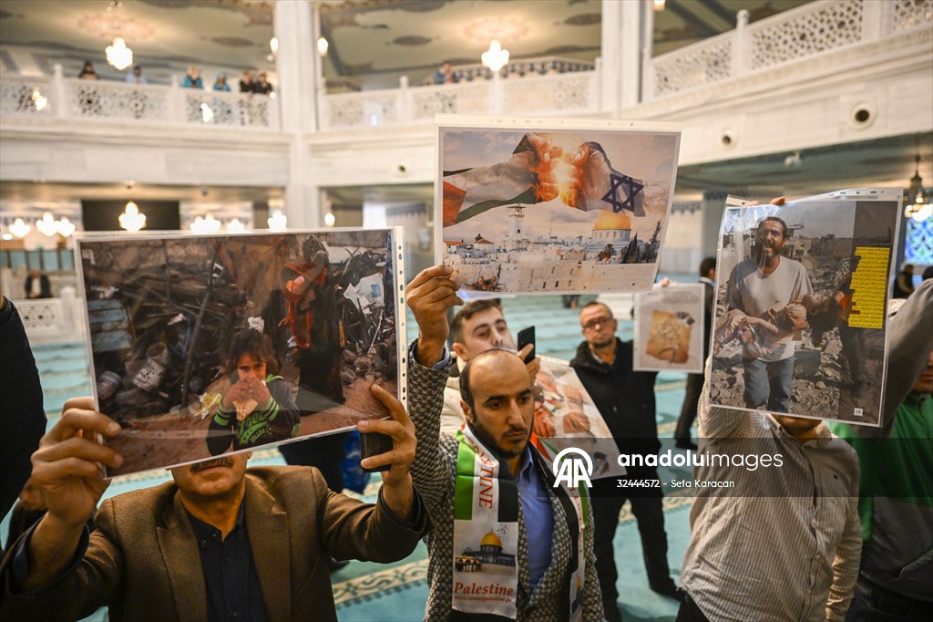 Rusya’da, İsrail’in saldırısında ölenler için gıyabi cenaze namazı kılındı