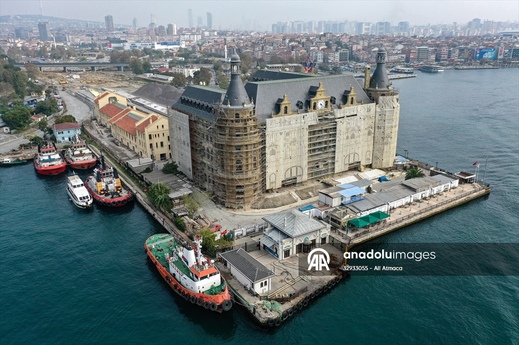 İstanbul'un sembollerinden tarihi Haydarpaşa Garı restorasyonla özgün haline kavuşuyor