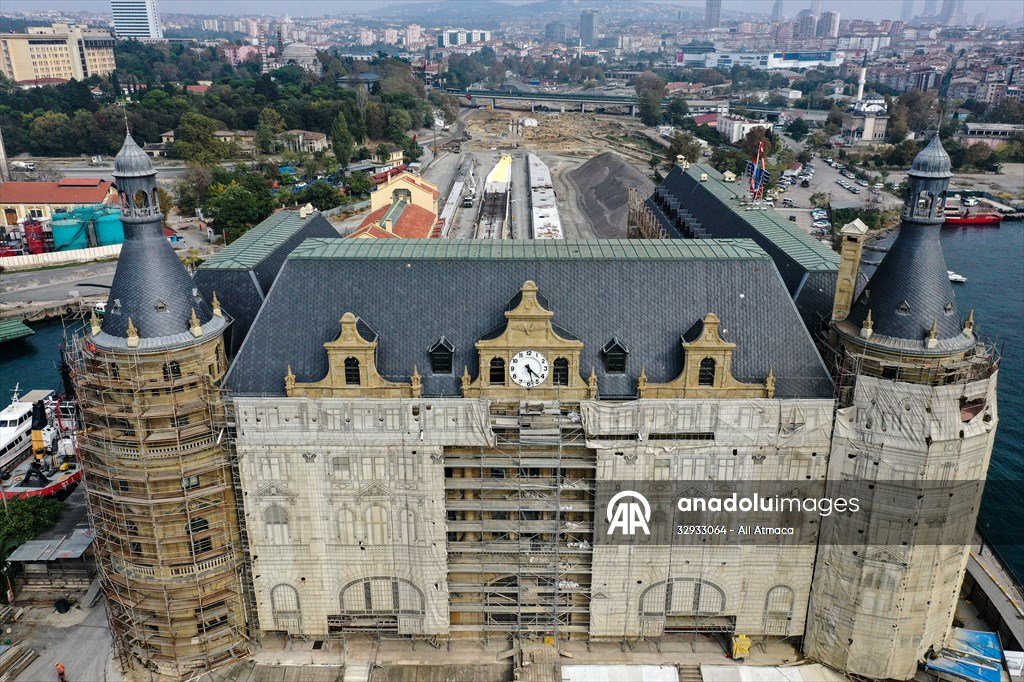 Haydarpaşa Garı'nın zemini filmdeki gibi özgün döşeme yapıldı