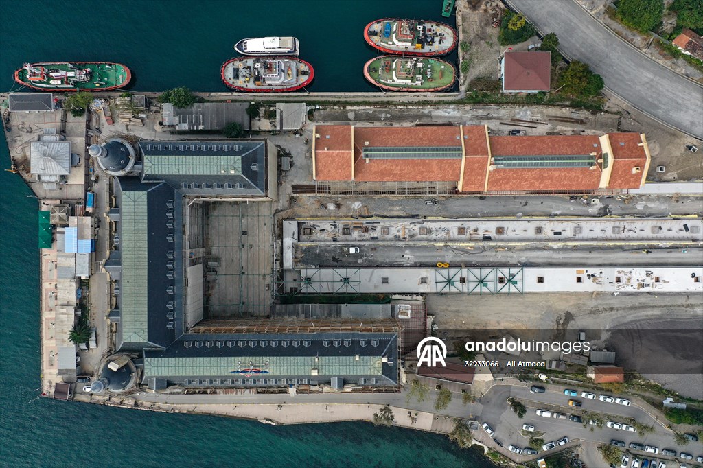 İstanbul'un sembollerinden tarihi Haydarpaşa Garı restorasyonla özgün haline kavuşuyor