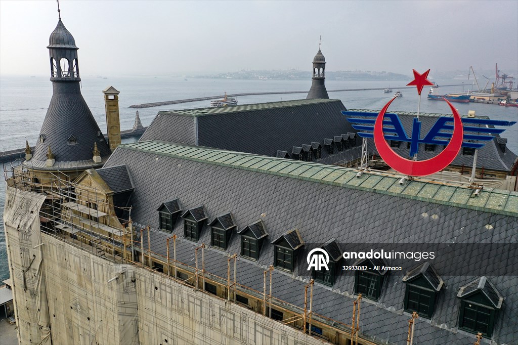 İstanbul'un sembollerinden tarihi Haydarpaşa Garı restorasyonla özgün haline kavuşuyor