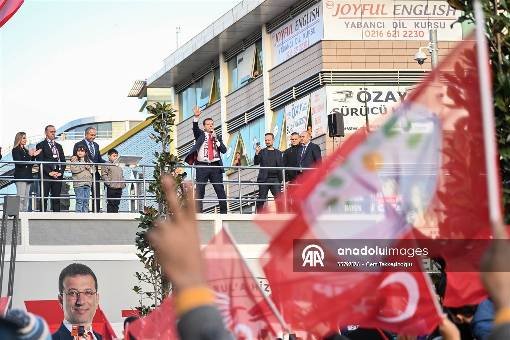 İBB Başkanı İmamoğlu Çekmeköy ve Sancaktepe'de halk buluşmalarına katıldı