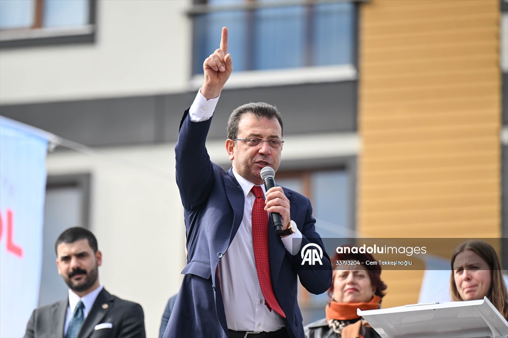 İBB Başkanı İmamoğlu Çekmeköy ve Sancaktepe'de halk buluşmalarına katıldı