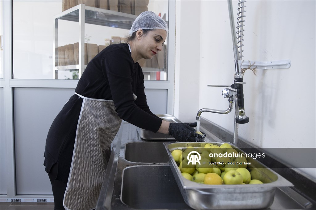 Tunceli'de kurulan meyve sebze kurutma tesisi dar gelirli kadınlara iş kapısı oldu