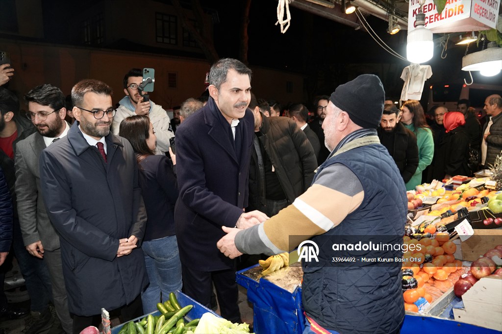 İBB Başkan adayı Kurum, gençlerle sahur yaptı