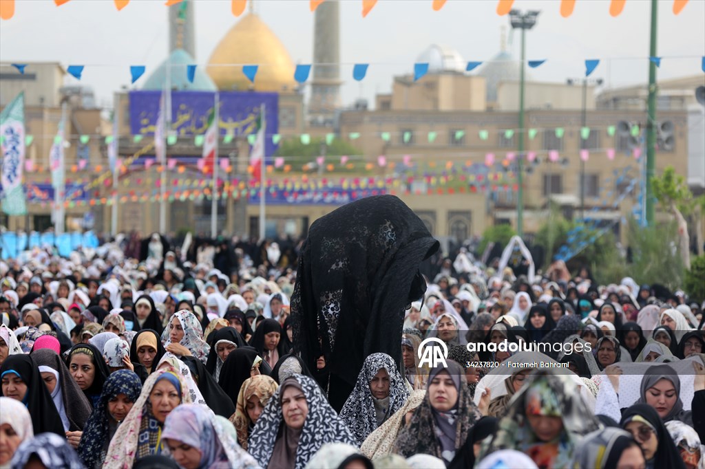 Eid al-Fitr prayer in Iran