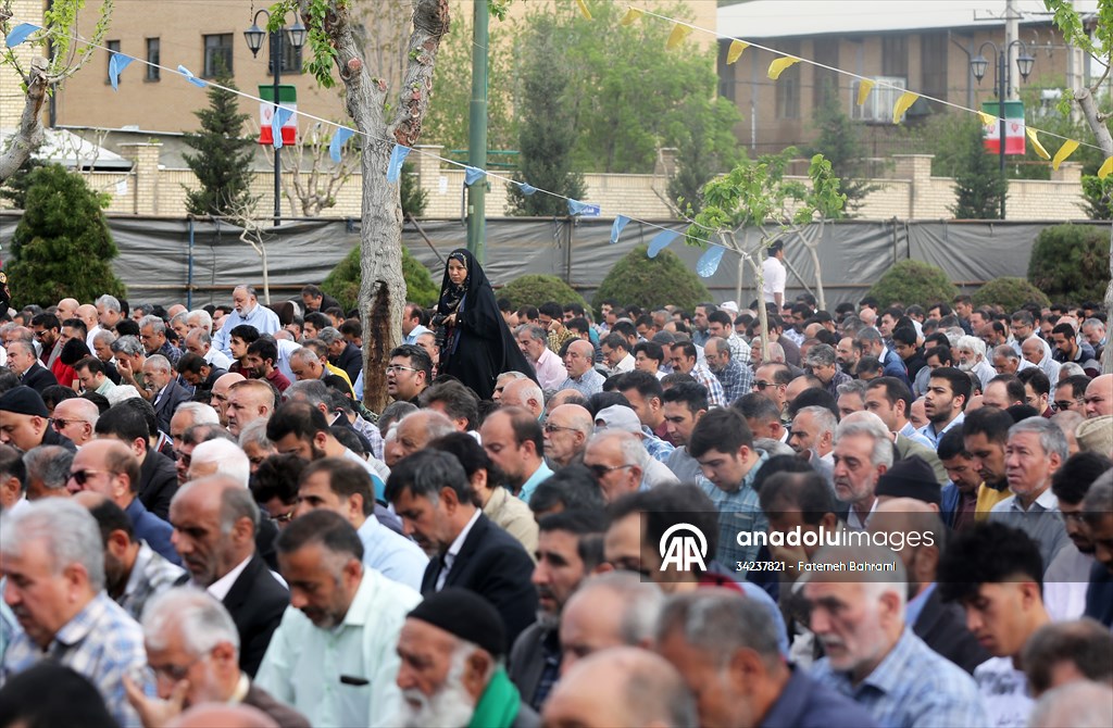 Eid al-Fitr prayer in Iran