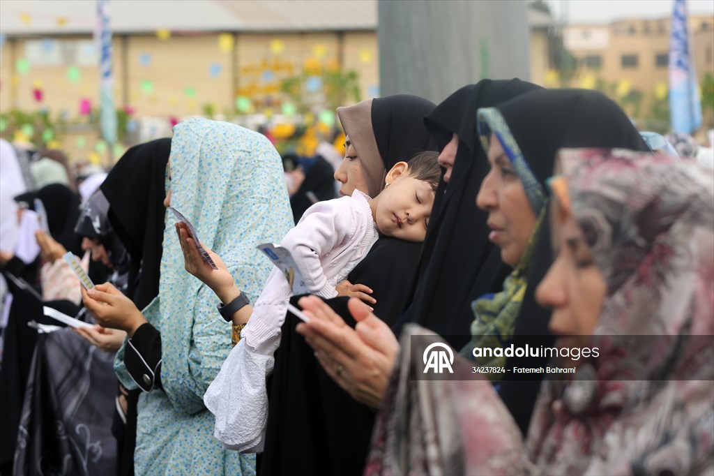Eid al-Fitr prayer in Iran