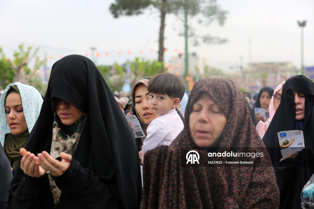 Eid al-Fitr prayer in Iran