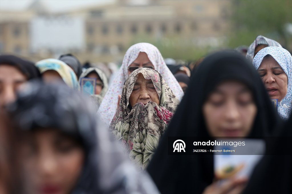 Eid al-Fitr prayer in Iran