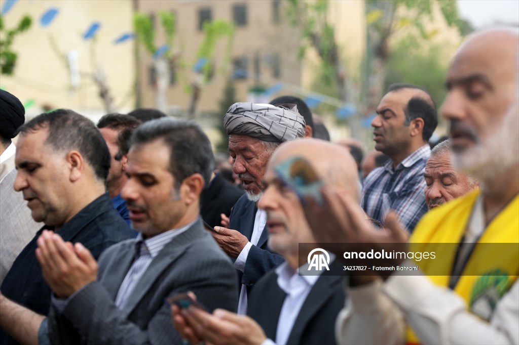Eid al-Fitr prayer in Iran