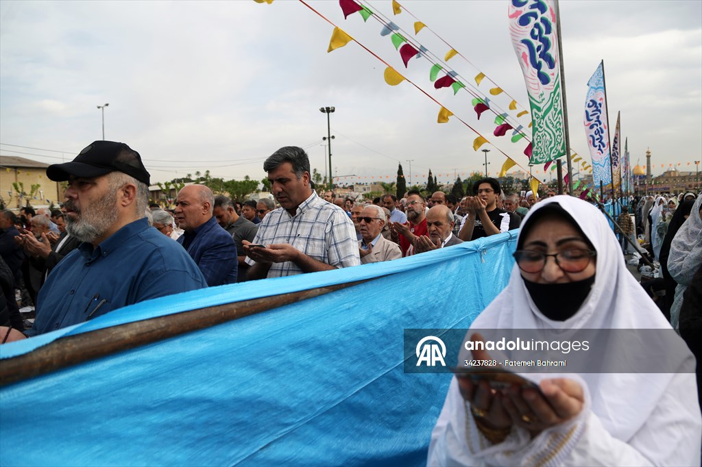Eid al-Fitr prayer in Iran