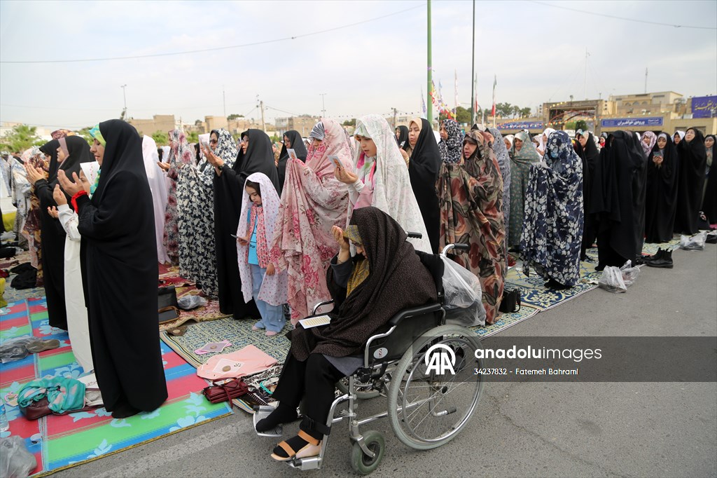 Eid al-Fitr prayer in Iran