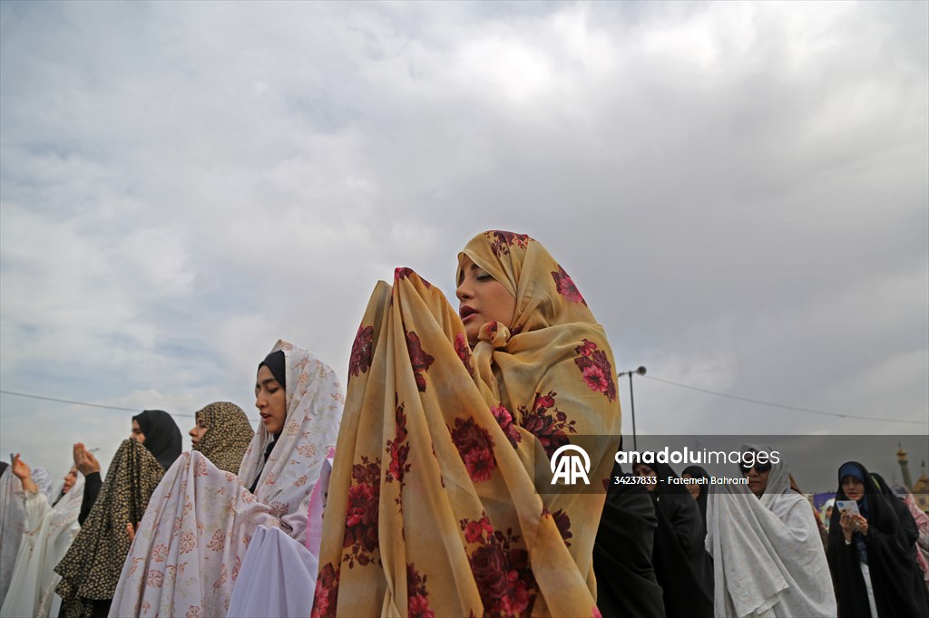 Eid al-Fitr prayer in Iran
