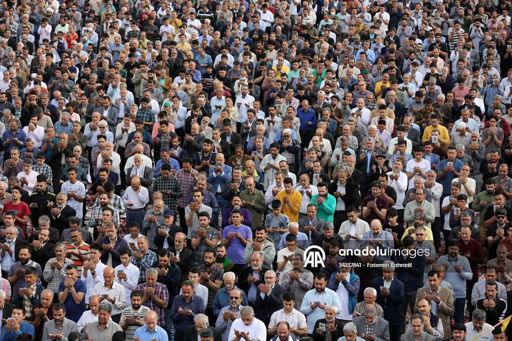 Eid al-Fitr prayer in Iran