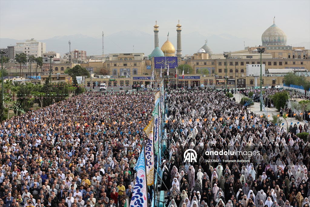 Eid al-Fitr prayer in Iran