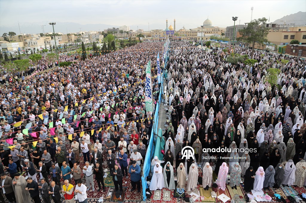 Eid al-Fitr prayer in Iran