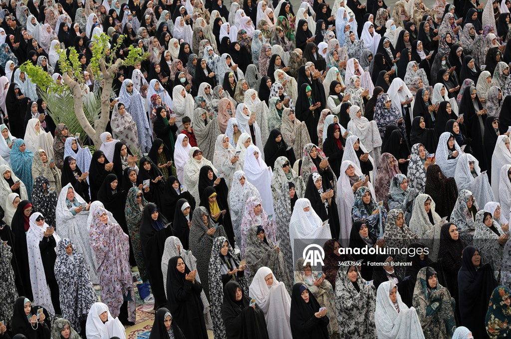 Eid al-Fitr prayer in Iran