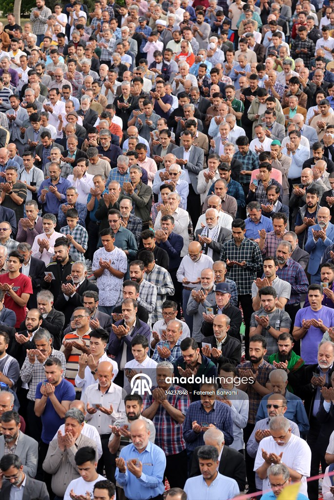 Eid al-Fitr prayer in Iran