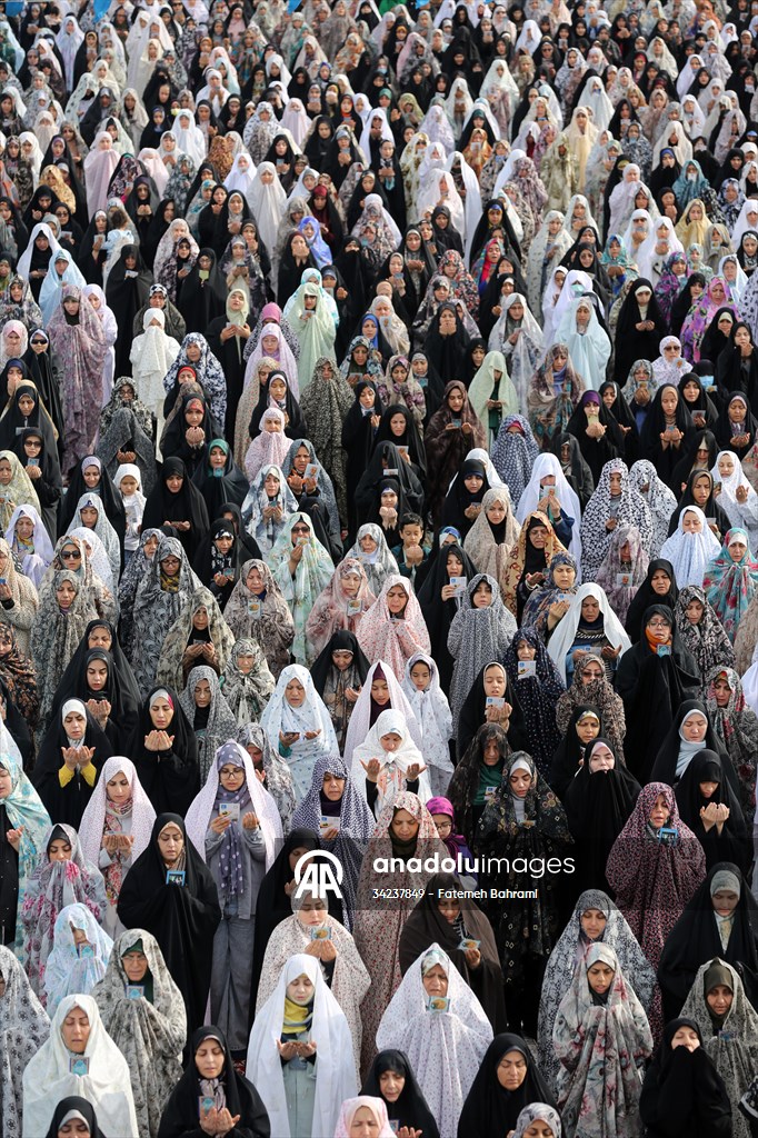 Eid al-Fitr prayer in Iran