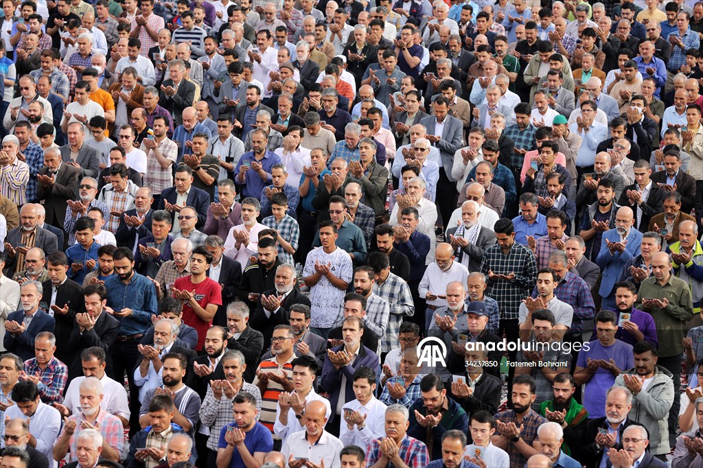Eid al-Fitr prayer in Iran