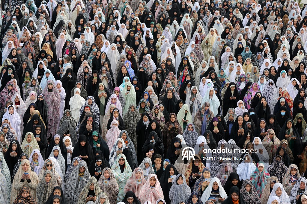Eid al-Fitr prayer in Iran