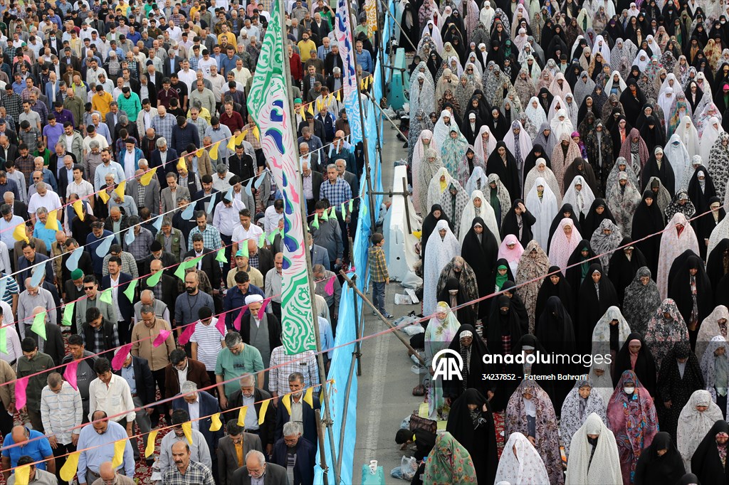 Eid al-Fitr prayer in Iran