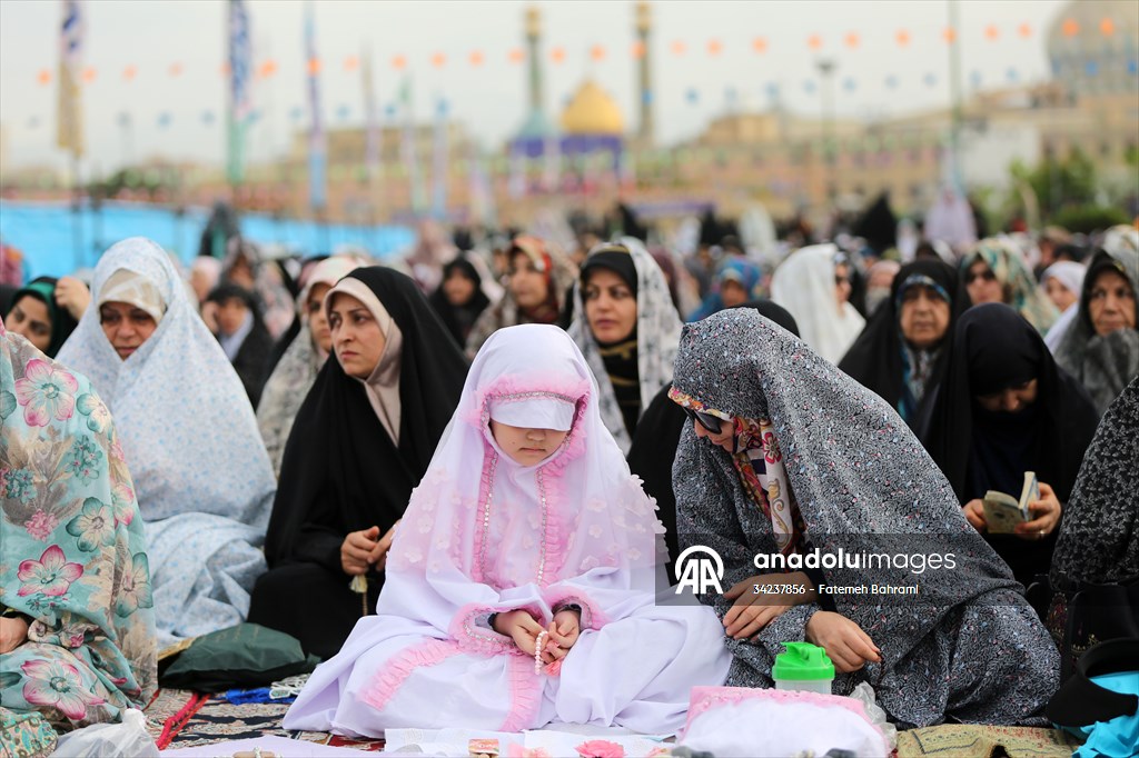 Eid al-Fitr prayer in Iran