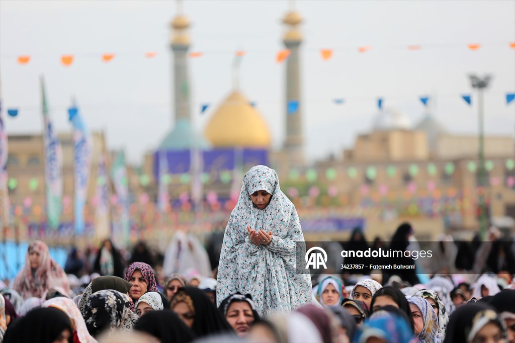 Eid al-Fitr prayer in Iran