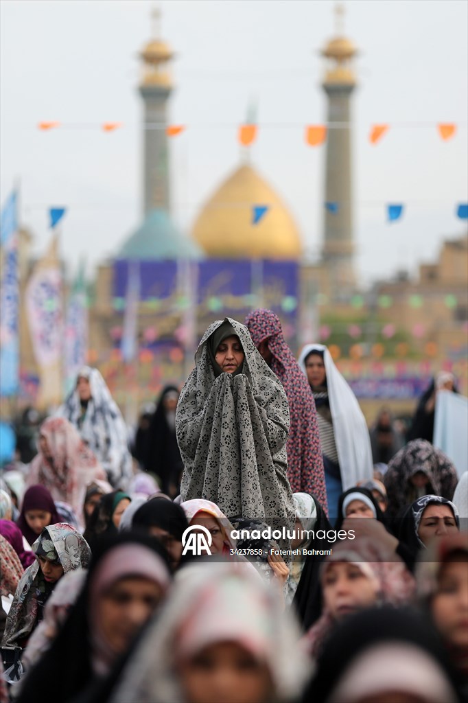 Eid al-Fitr prayer in Iran