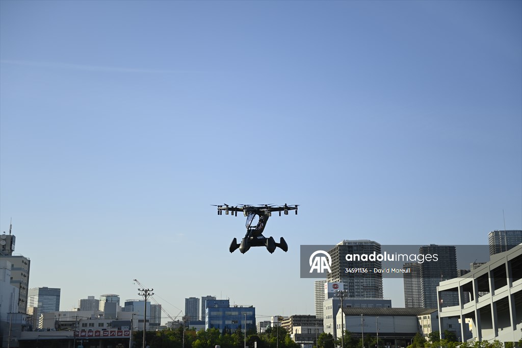 HEXA, the new generation flying car, in demonstration in Tokyo